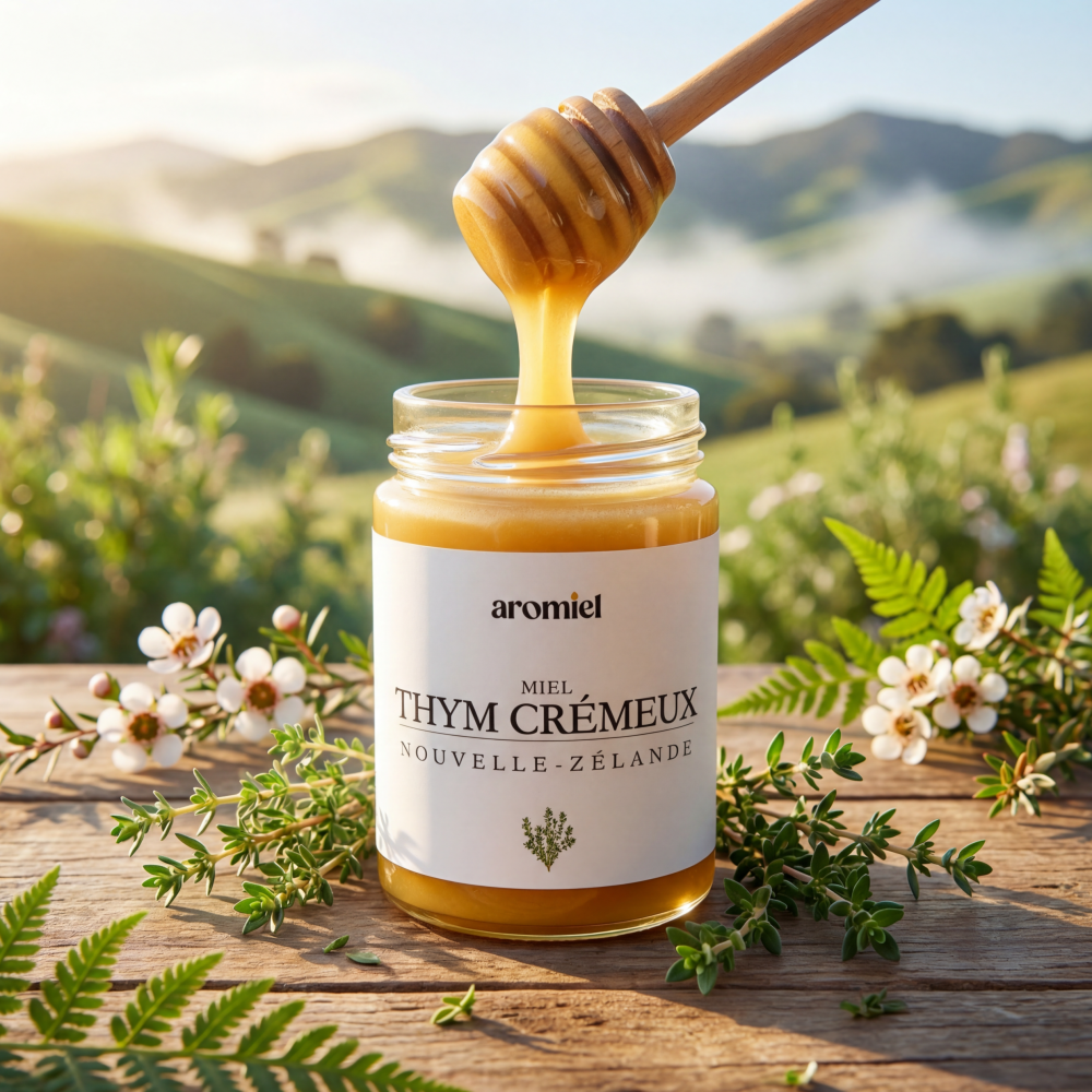 Miel de Thym crémeux de Nouvelle-Zélande