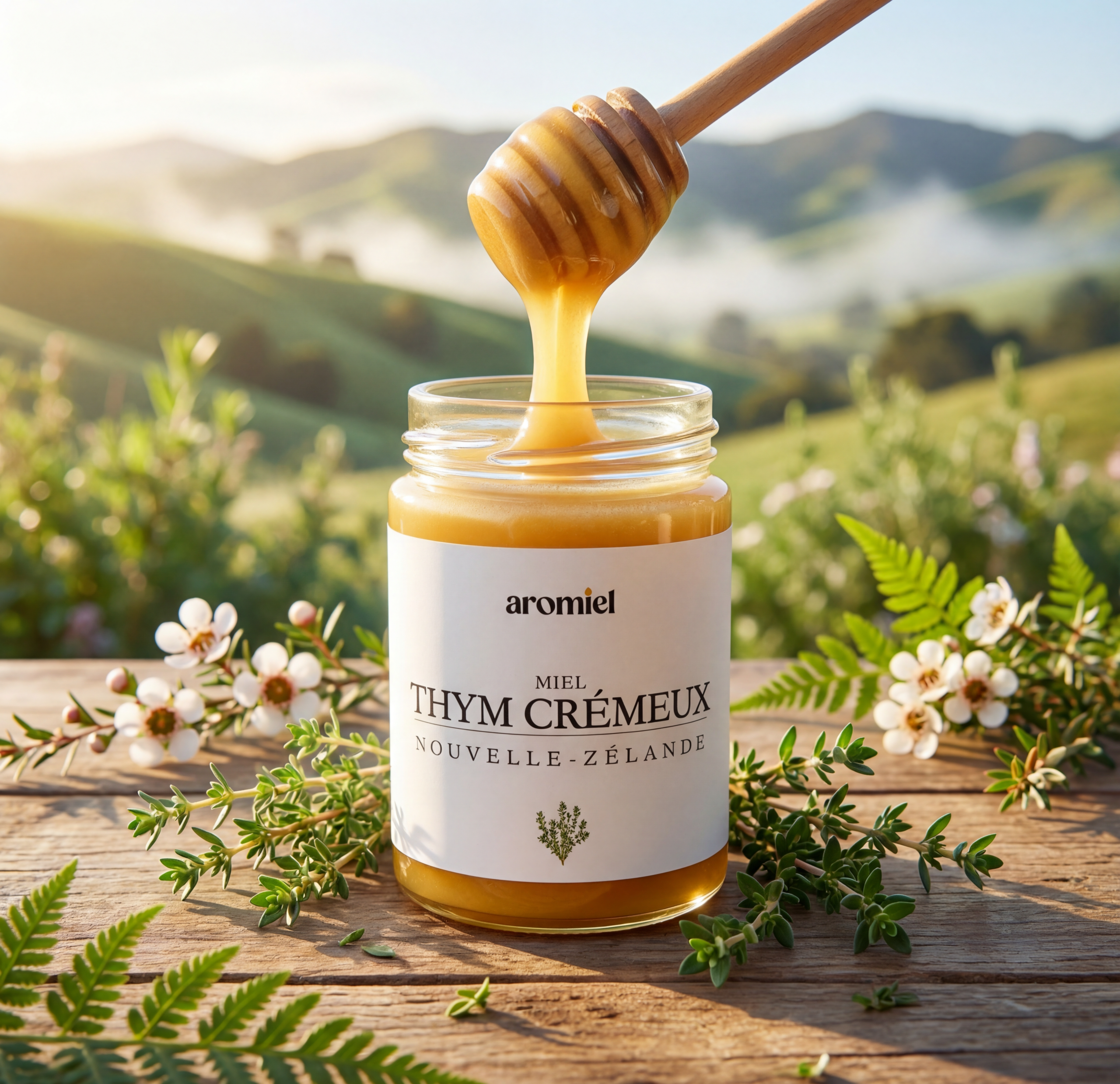 Miel de Thym crémeux de Nouvelle-Zélande